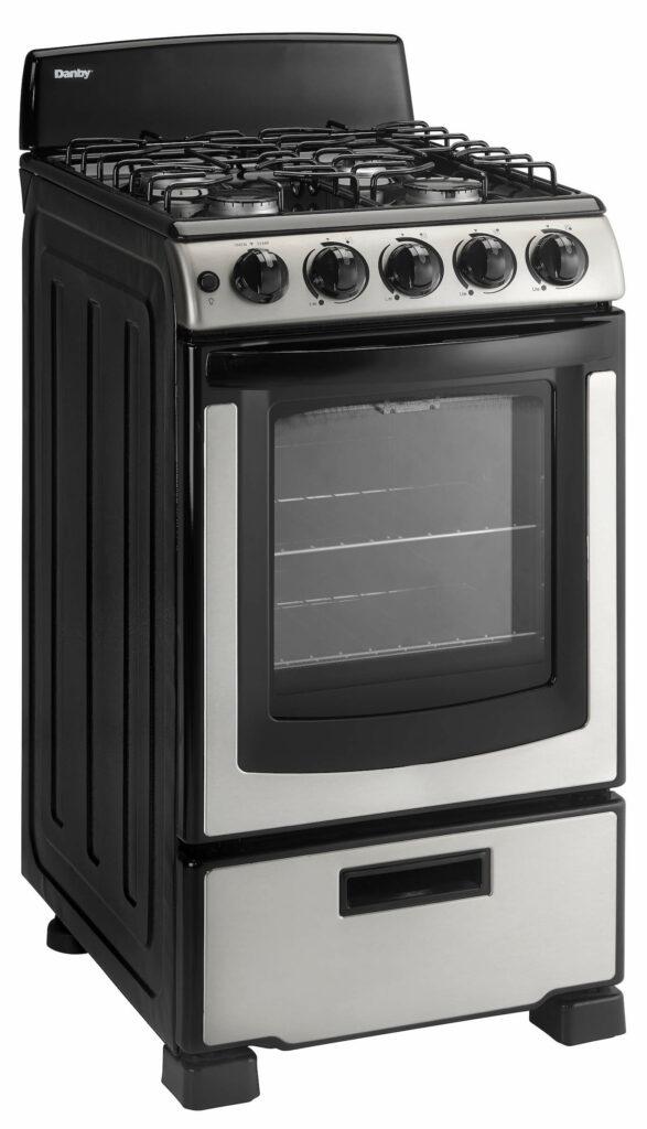 Danby 20" Wide Gas Range in Stainless Steel