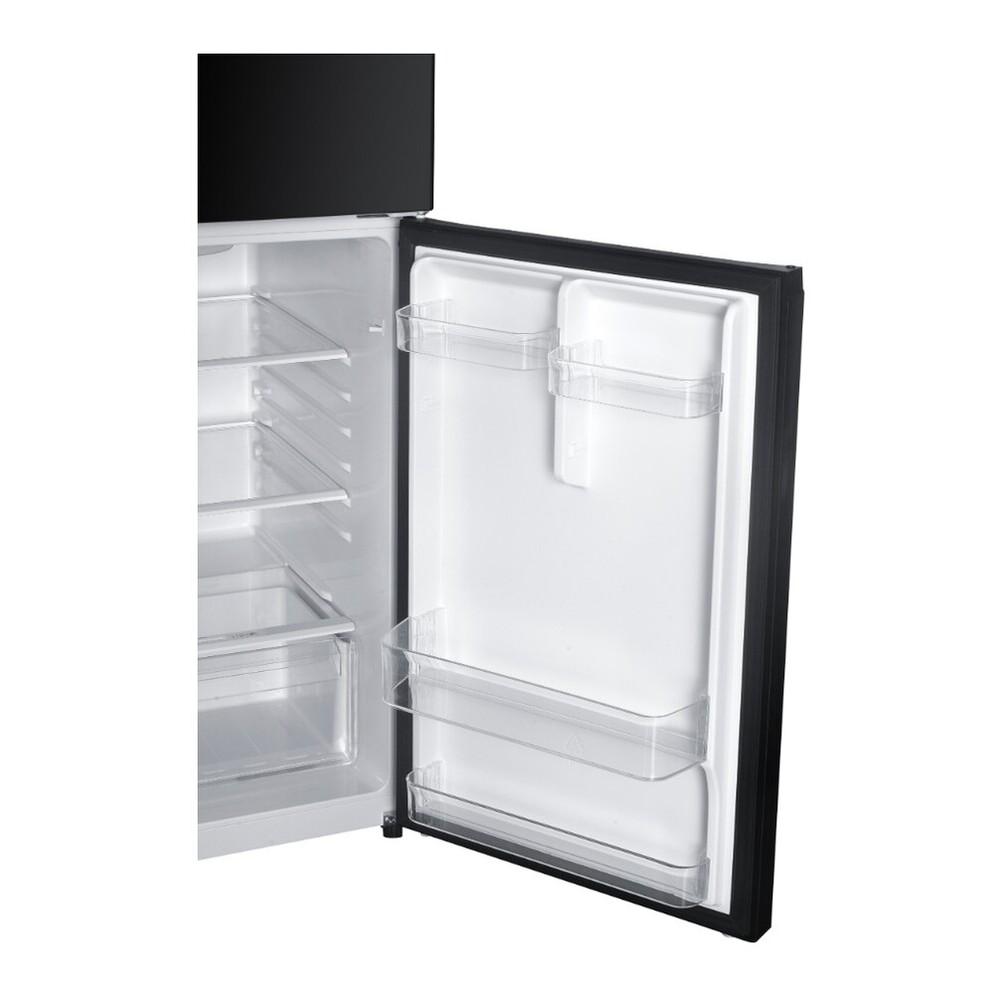 Verona VEFTF2412RBK 24 inch Top Freezer Refrigerator with 12 cu. ft. Total Capacity, Reversible Doors, Recessed Handle, Energy Star (Black)