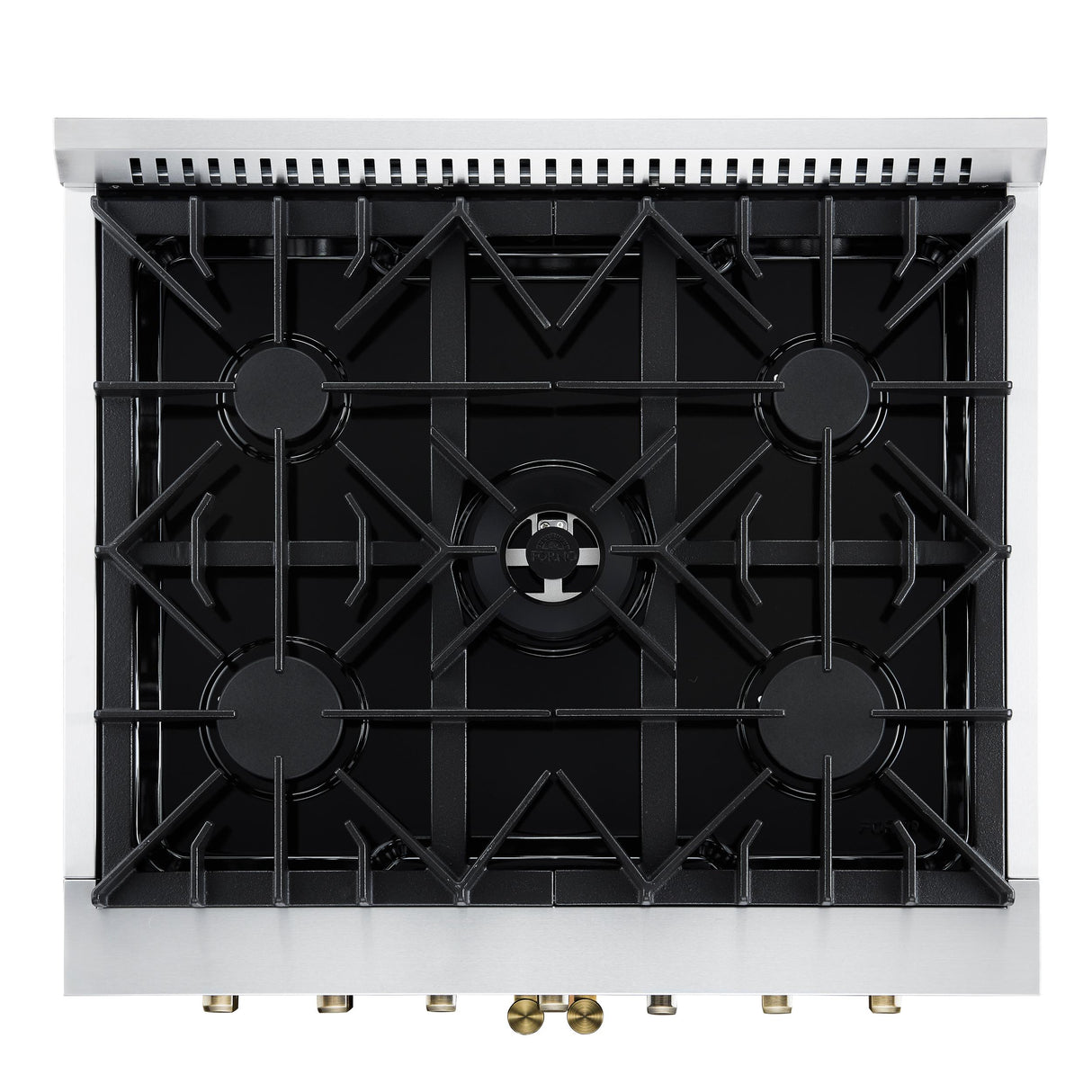 Forno Galiano 30-inch Freestanding French Door Dual Fuel Range Black