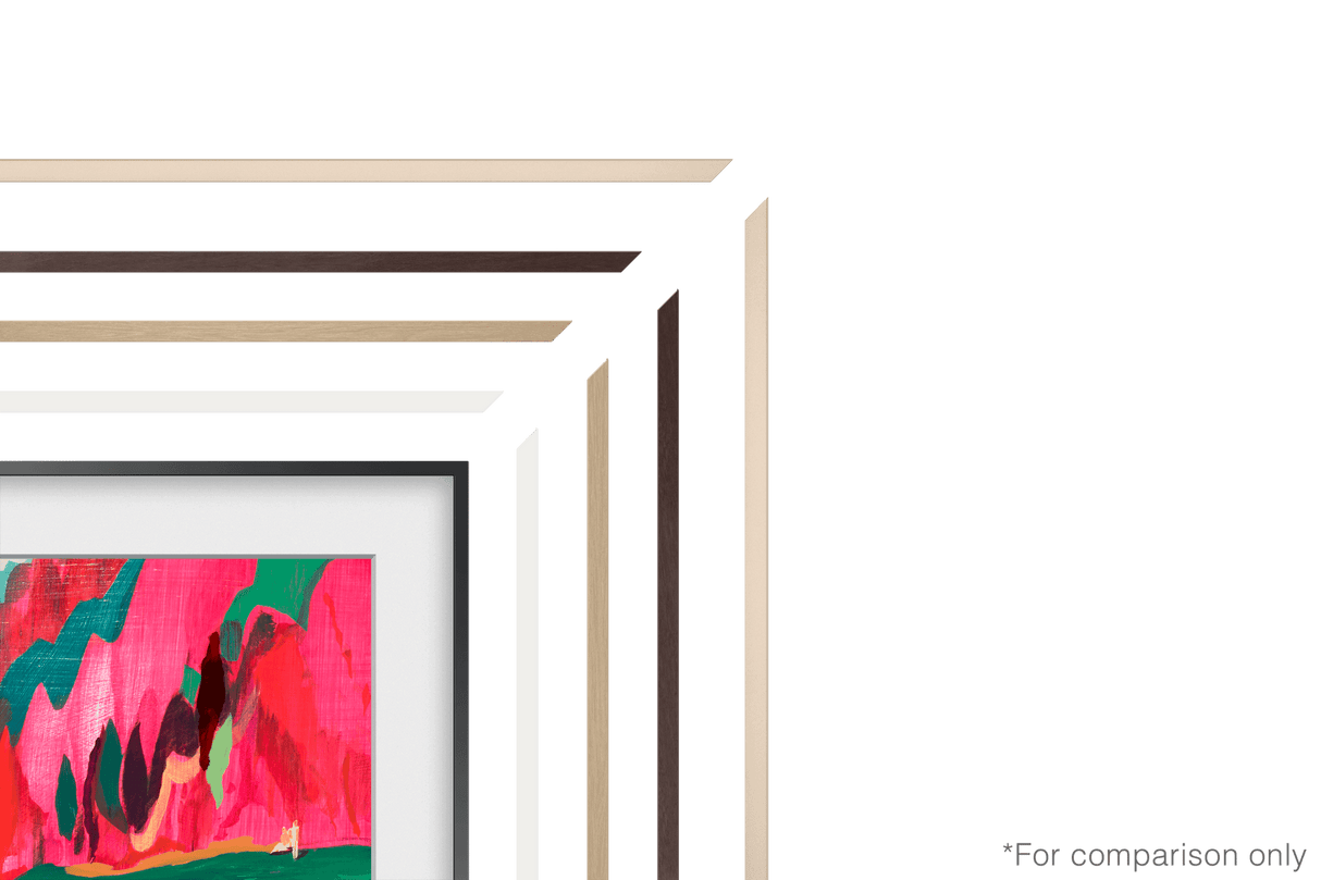 85 Inch The Frame Custom Bezel - Sand Gold Metal Magnetic Attachment Easy Install Premium Finish