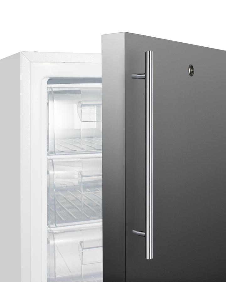 20" Wide Built-in Healthcare All-freezer, ADA Compliant