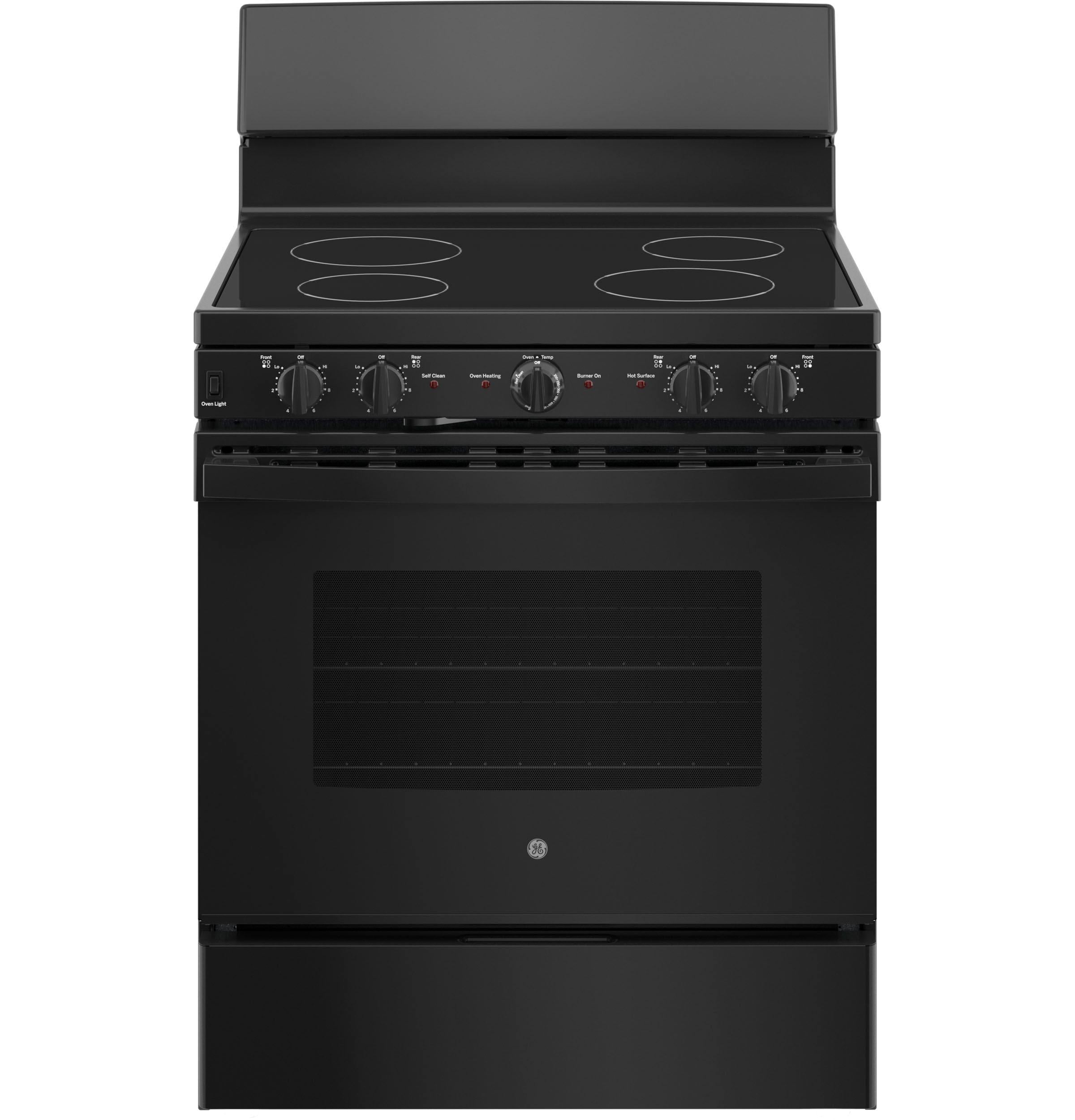 GE® ENERGY STAR® 30" Free-Standing Electric Radiant Smooth Cooktop Range
