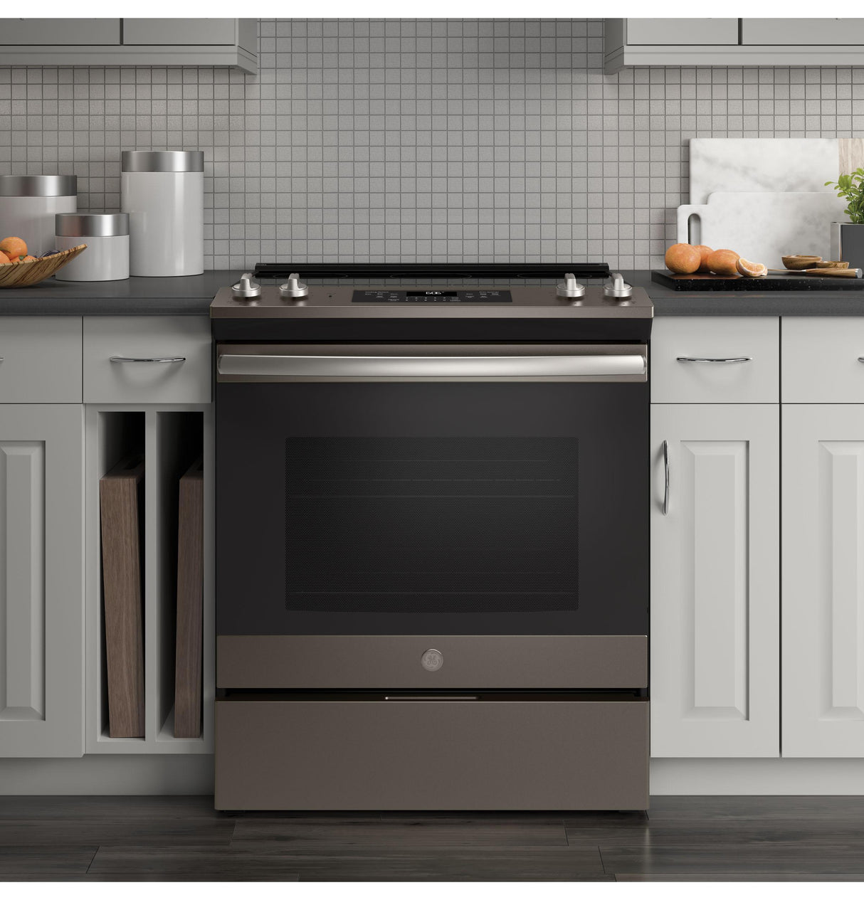 GE® 30" Slide-In Electric Range