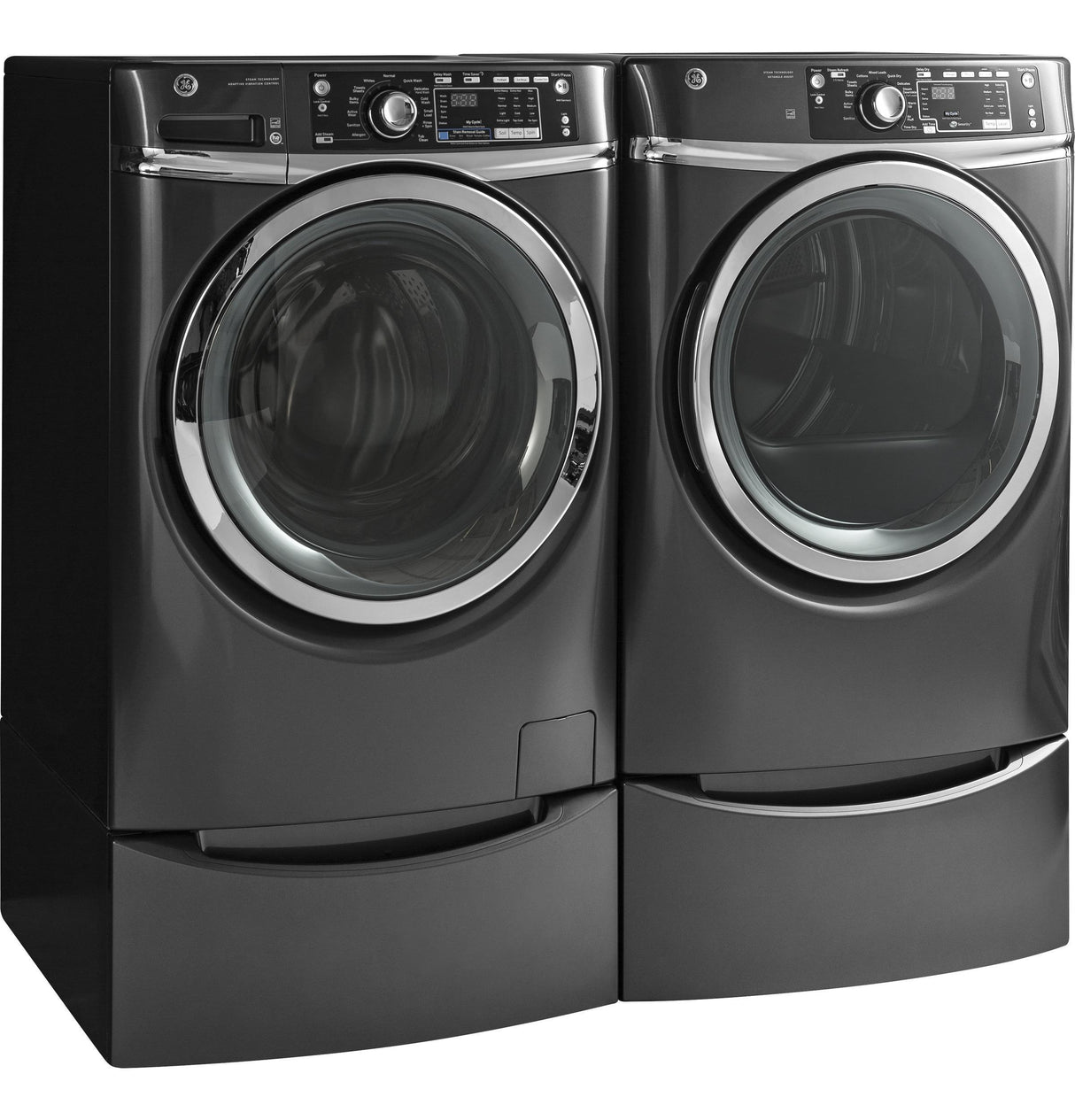 GE® 4.9 DOE cu. ft. Capacity Front Load ENERGY STAR® Washer with Steam