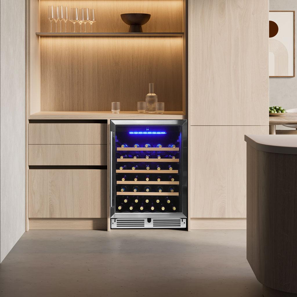 Danby 24" Under Counter Wine Cooler in Stainless Steel