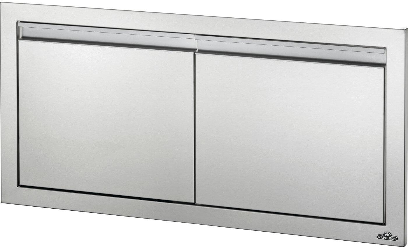 36 x 16 inch Small Double Door, Stainless Steel