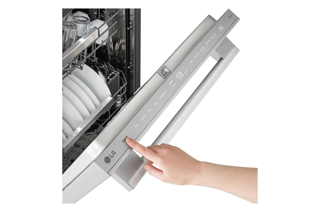 Smart FlushFit™ Top Control Dishwasher with 1-Hour Wash & Dry, QuadWash® Pro, TrueSteam® and Dynamic Heat Dry™ w/AutoVent Dry™