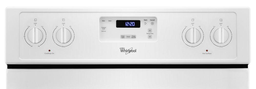 5.3 Cu. Ft. Freestanding Electric Range with High-Heat Self-Cleaning System