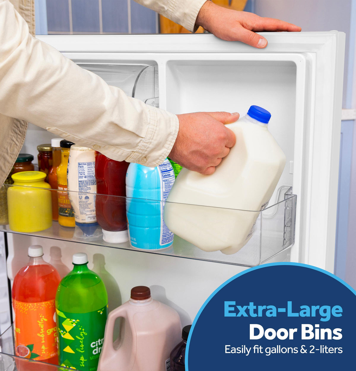 GE 19 Cu. Ft. Garage Ready Top-Freezer Refrigerator