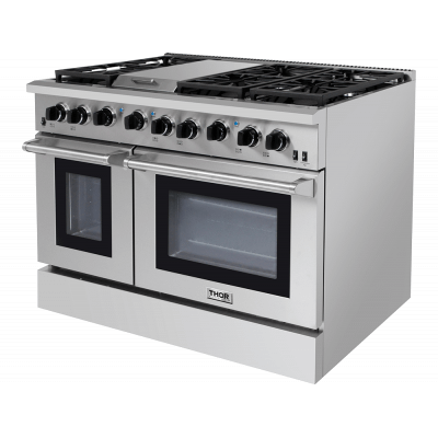 Thor Kitchen - 48 Inch Professional Gas Range In Stainless Steel