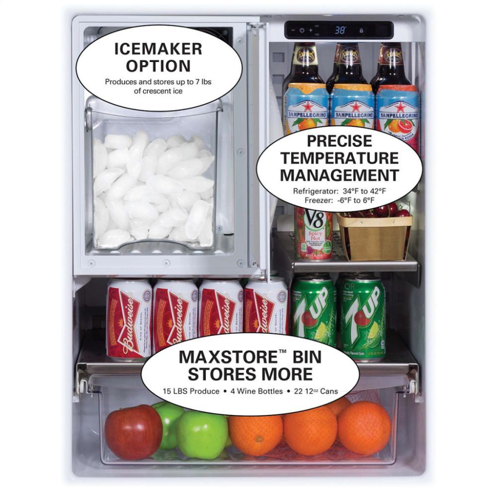 24" Outdoor Refrigerator Freezer Marvel Premium Refrigeration - Model Number - Outdoor Ice Maker Kit