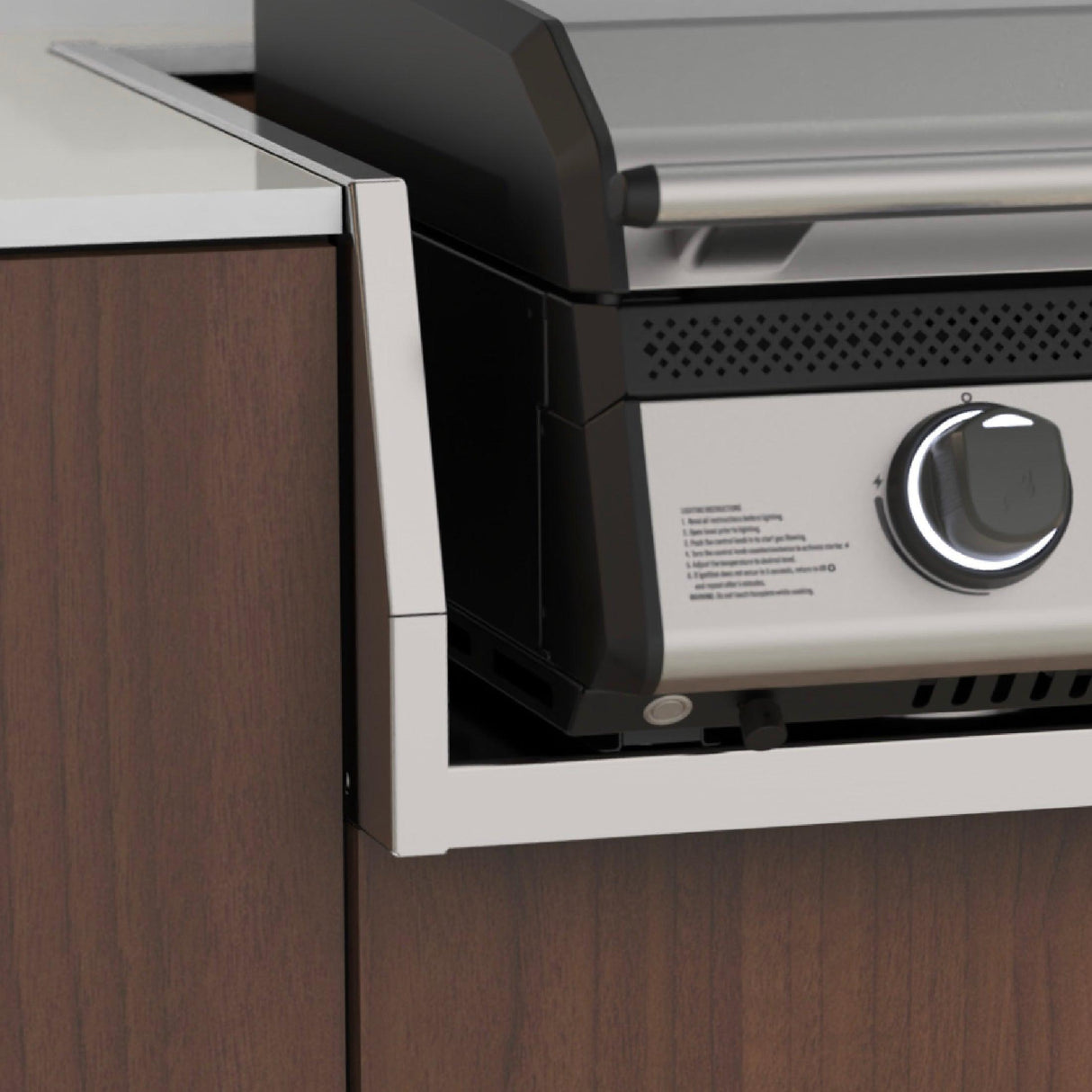 28 Drop-in Griddle with Hood & Insulating Jacket