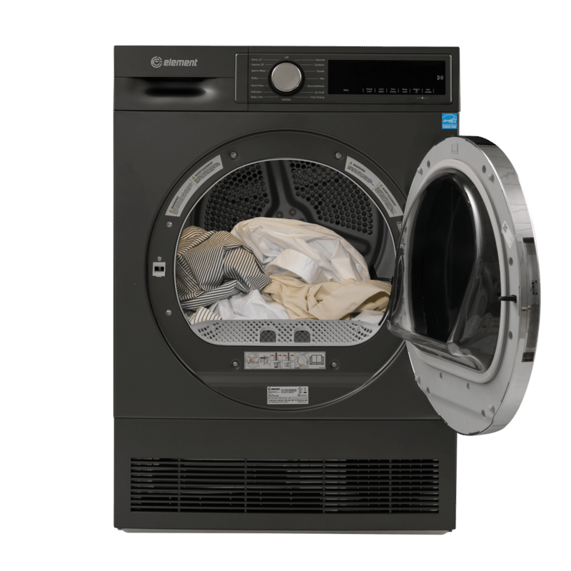 Element 4.0 cu. ft. Front Load Electric Dryer - Gray, ENERGY STAR (ECD4224EGG)