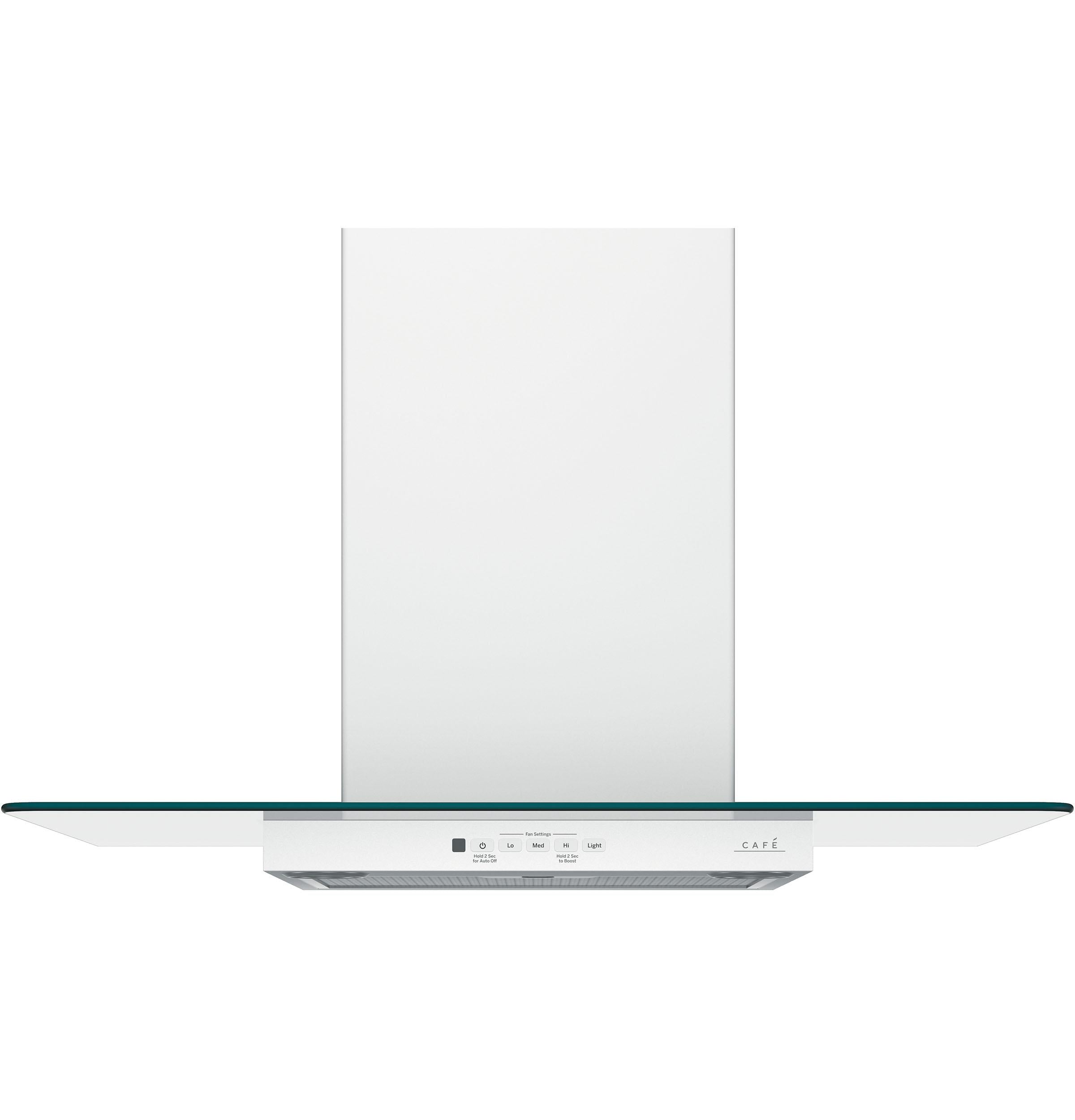 Café™ 30" Wall-Mount Glass Canopy Chimney Hood
