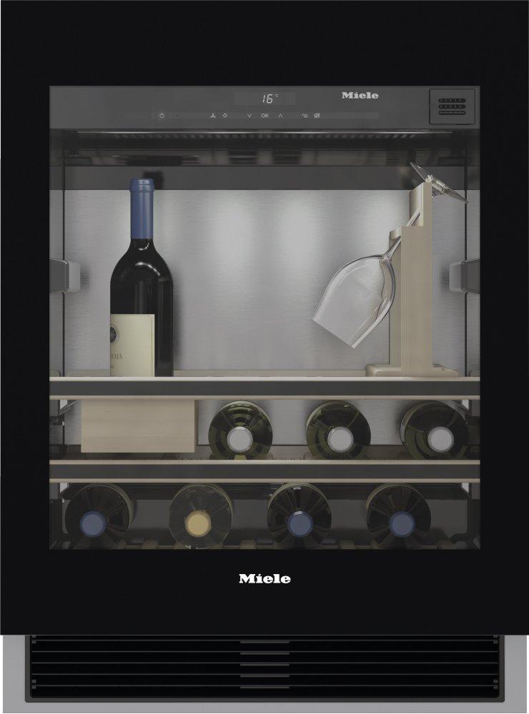 KWT 6312 UGS Glass door - Built-under wine storage unit for perfect enjoyment and timeless design with its Push2open and SommelierSet.