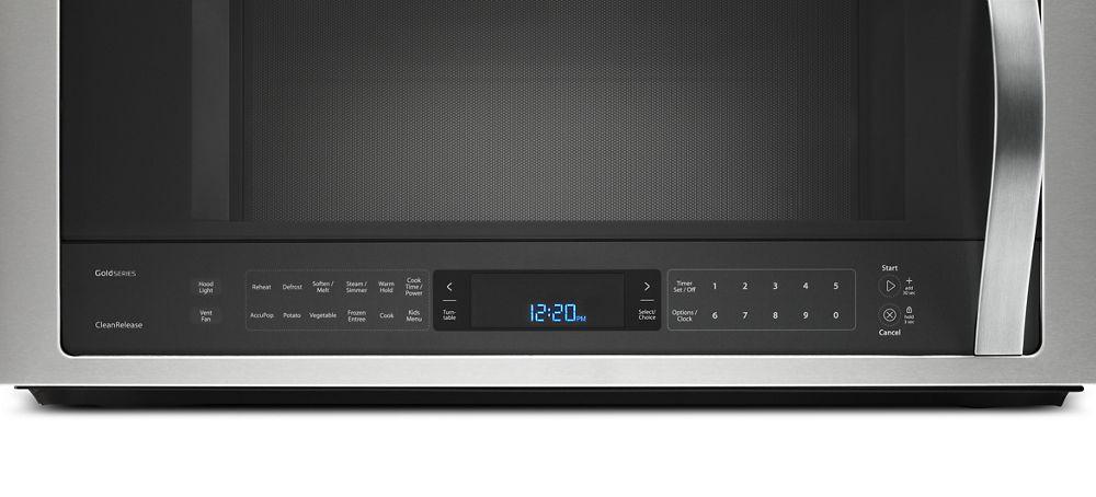 2.1 cu. ft. Capacity Steam Microwave With SteamClean Option