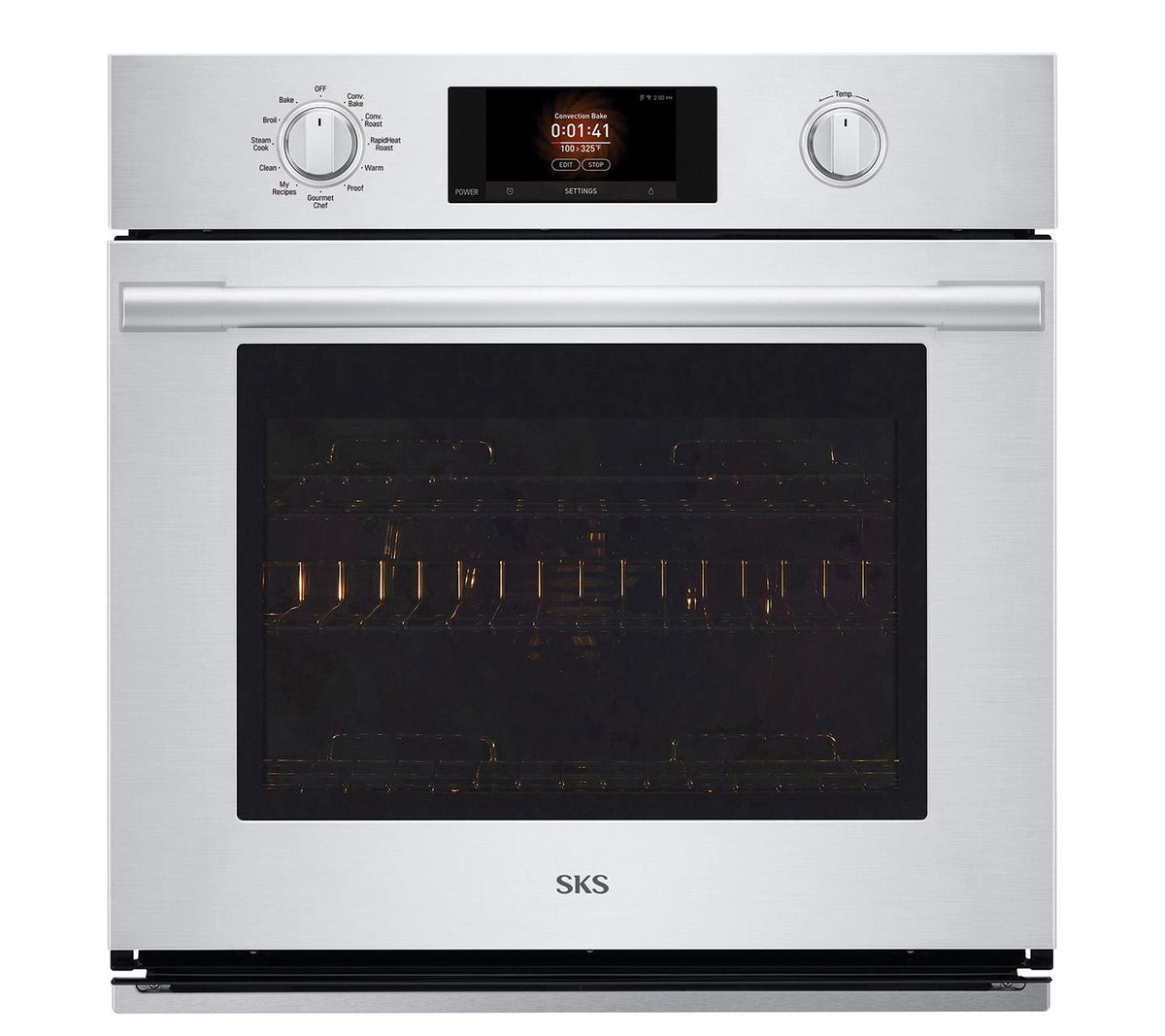 30-inch Single Wall Oven with Steam-Combi