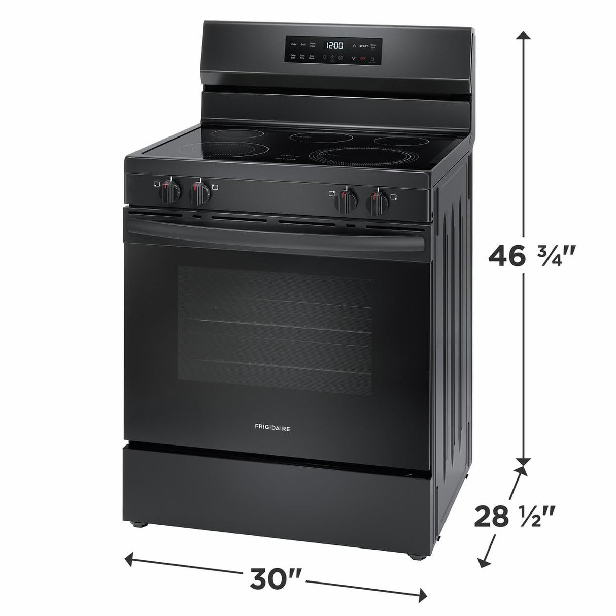 30" Electric Range with the EvenTemp®