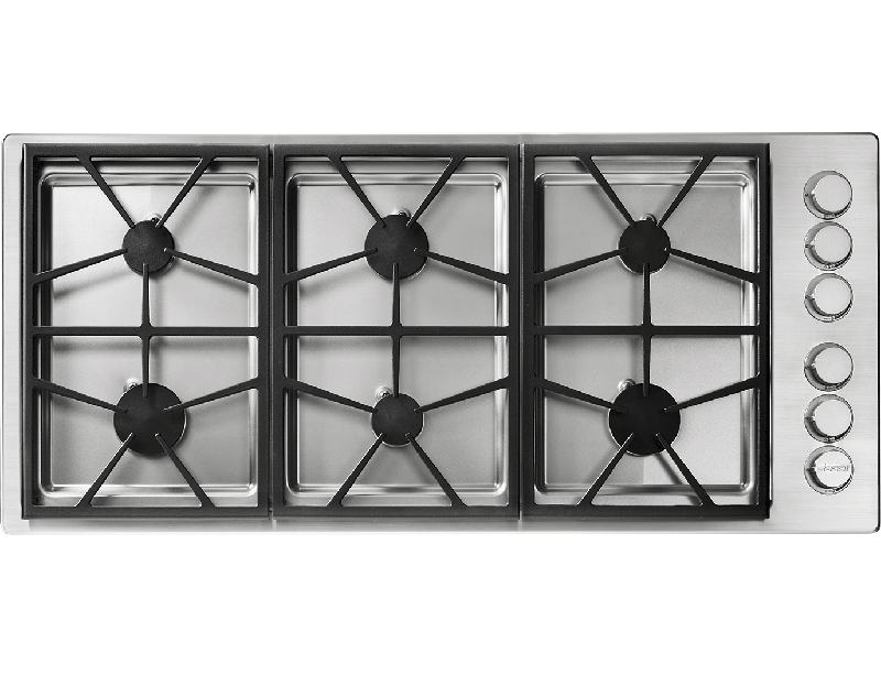 46" Professional Gas Cooktop, Liquid Propane