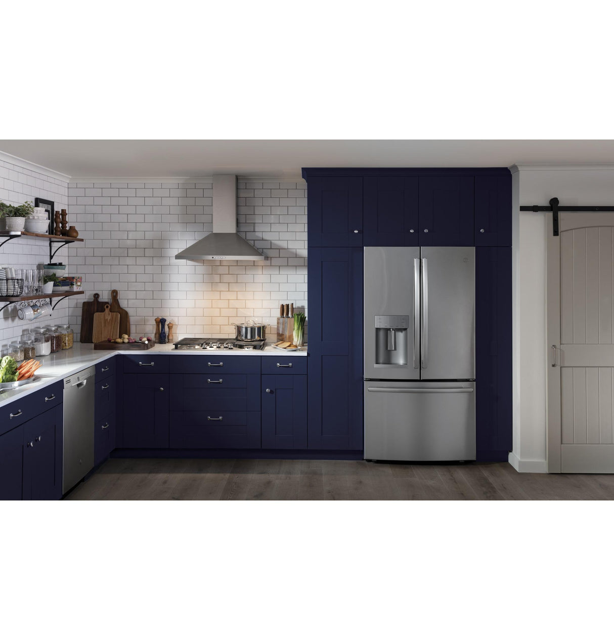 GE® ENERGY STAR® 22.1 Cu. Ft. Counter-Depth French-Door Refrigerator