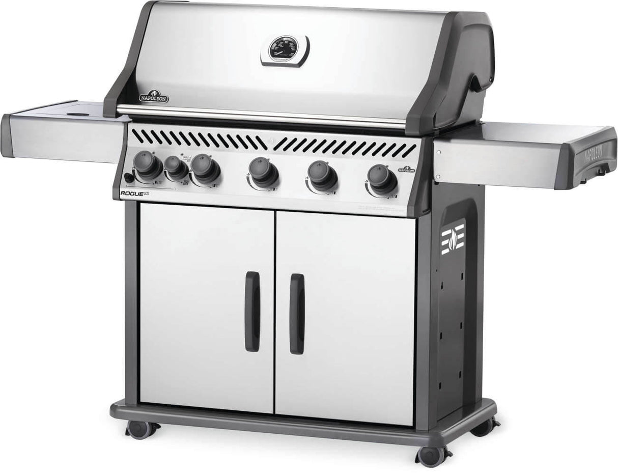 Rogue XT 625 SIB with Infrared Side Burner and Smoker Box , Propane, Stainless Steel