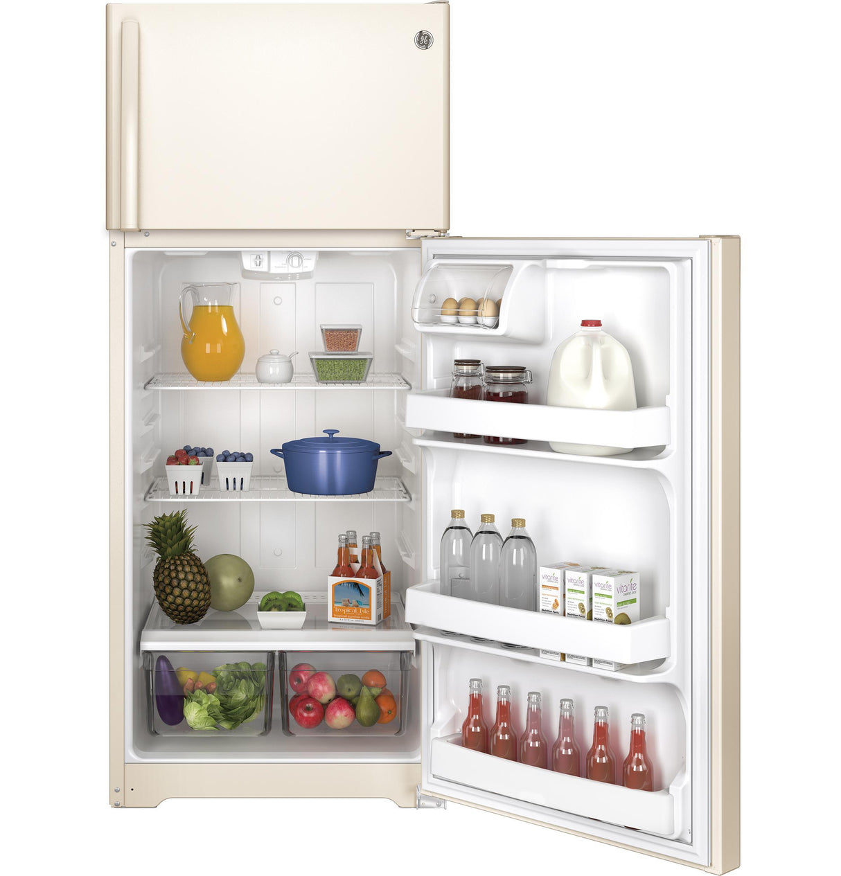 GE® ENERGY STAR® 17.5 Cu. Ft. Top-Freezer Refrigerator