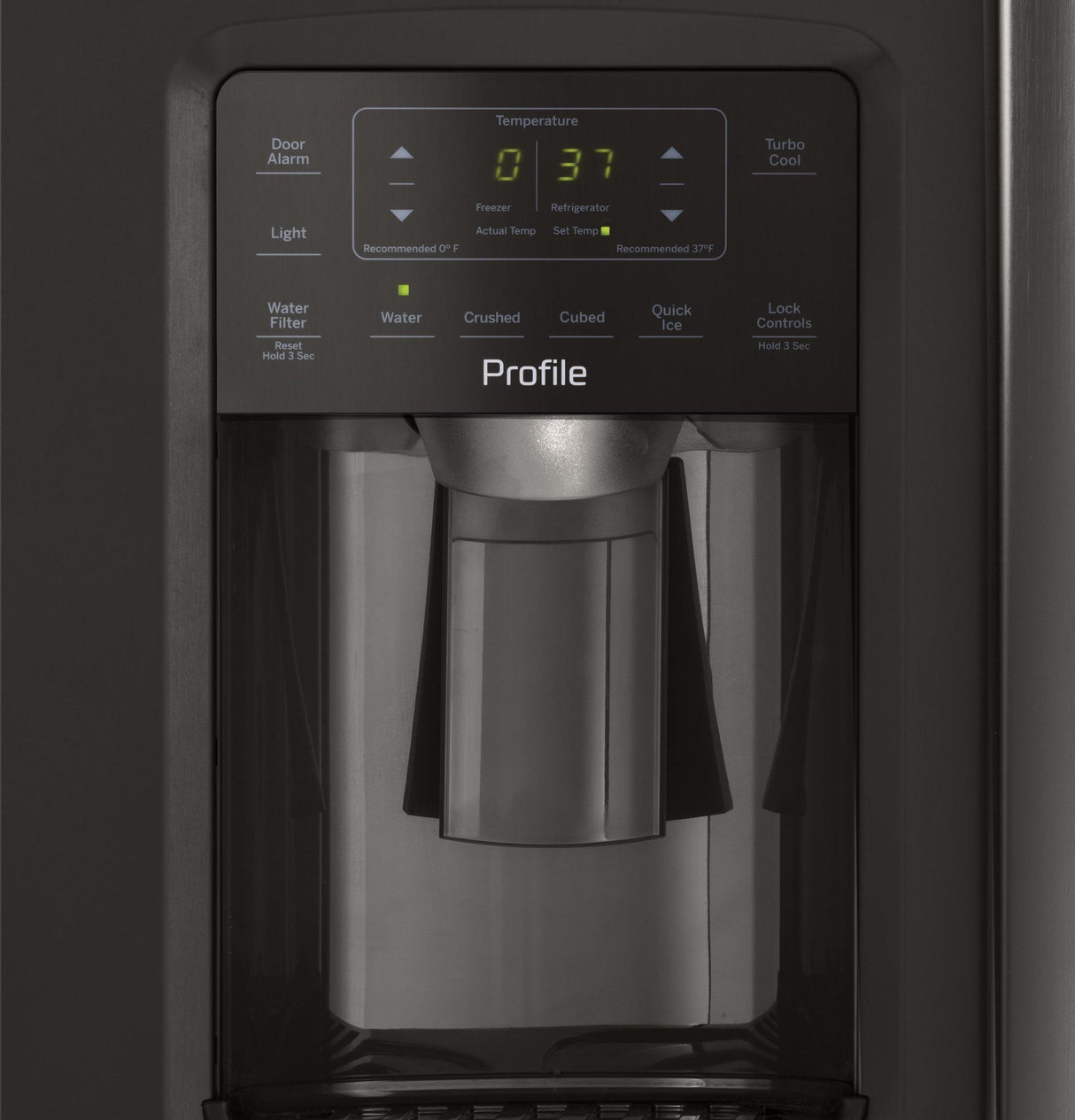 GE Profile™ Series ENERGY STAR® 25.3 Cu. Ft. Side-by-Side Refrigerator