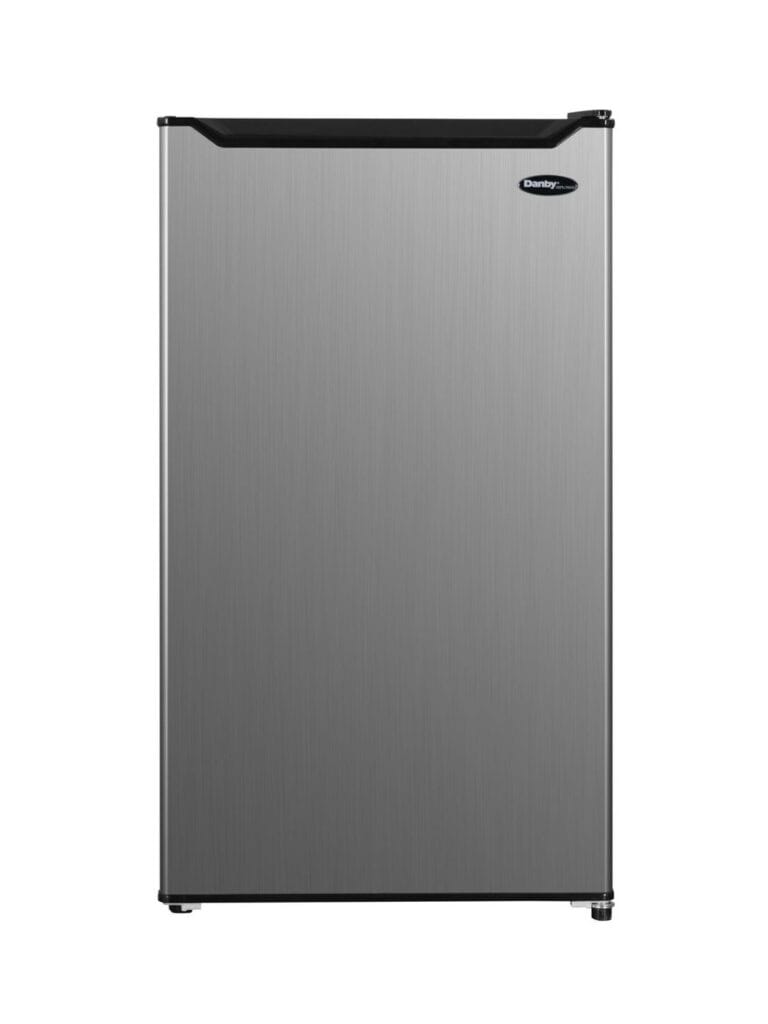 Danby 3.2 cu. ft. Compact Fridge in Stainless Steel Look