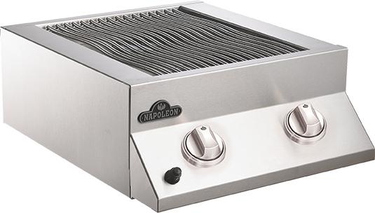 Built-In Flat Top Grill Head Stainless Steel Dual Burner