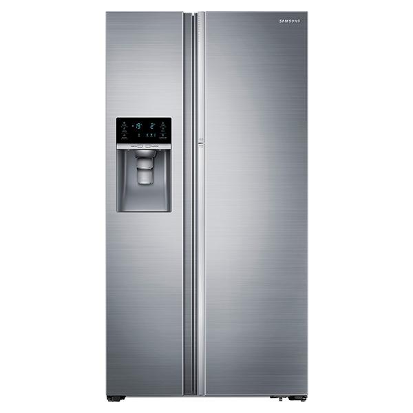 22 cu. ft. Capacity Counter Depth Side-by-Side Food ShowCase Refrigerator (Stainless Steel)