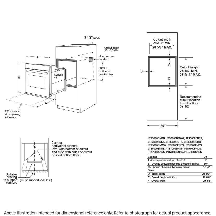 GE Profile™ 30" Smart Built-In Convection Single Wall Oven