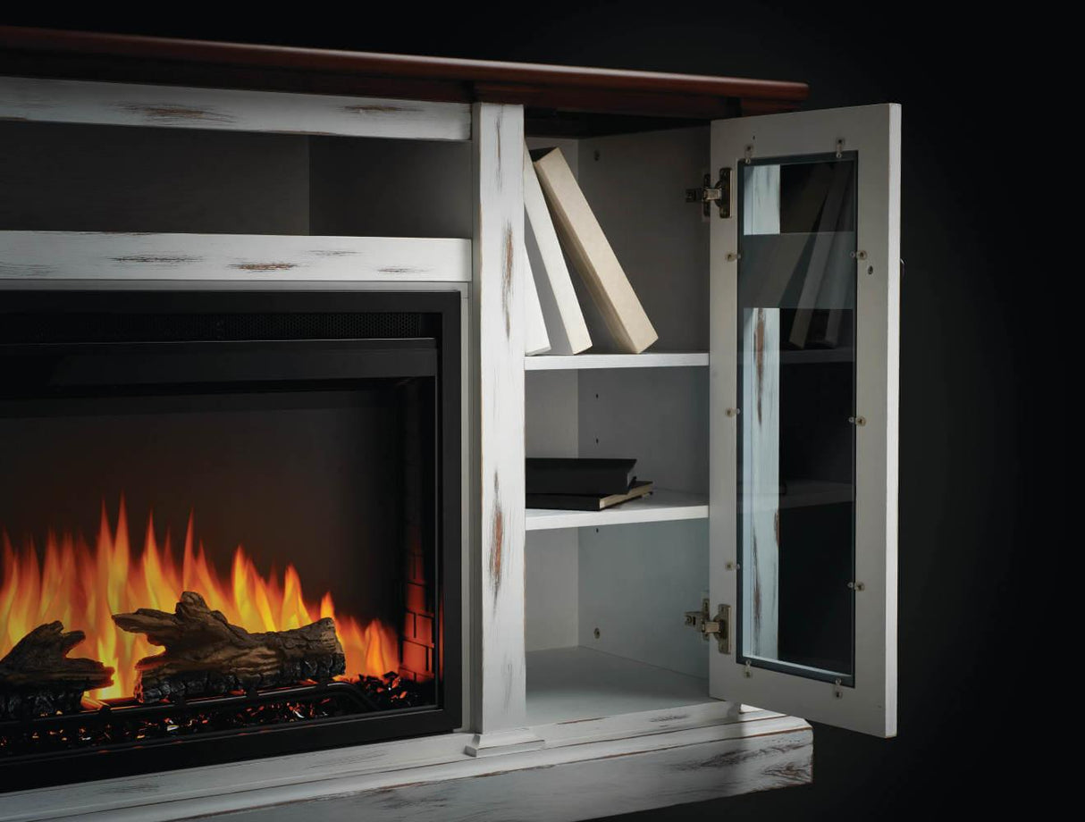 The Charlotte Electric Fireplace Media Console