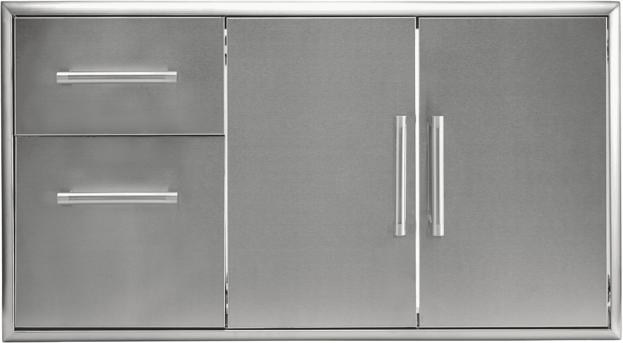 45" Double Access Doors & Access Drawer