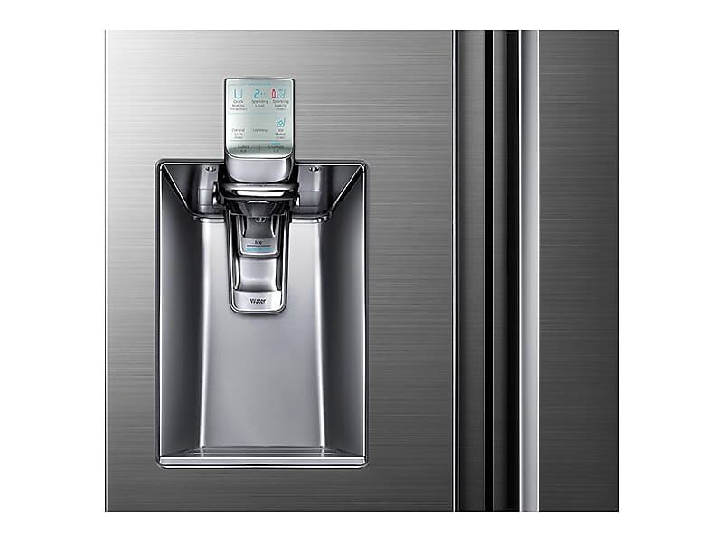 34 cu. ft. 4-Door Flex™ Chef Collection Refrigerator with Sparkling Water Dispenser in Stainless Steel