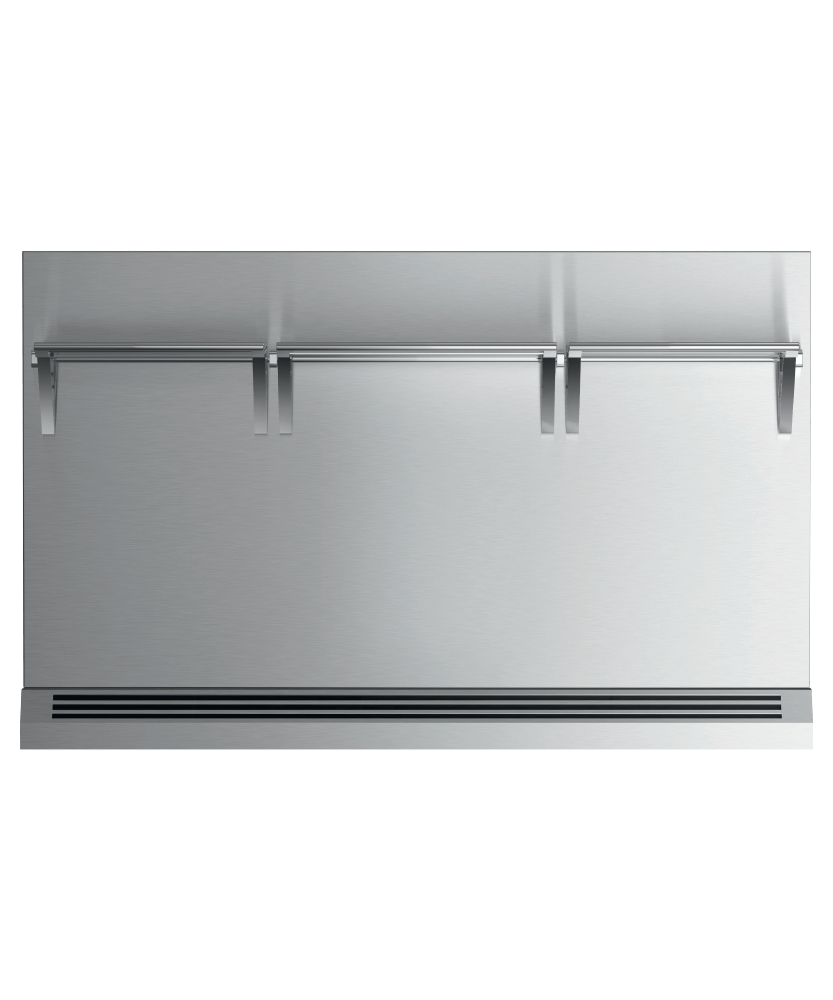 48" Range Backguard for combustible situation