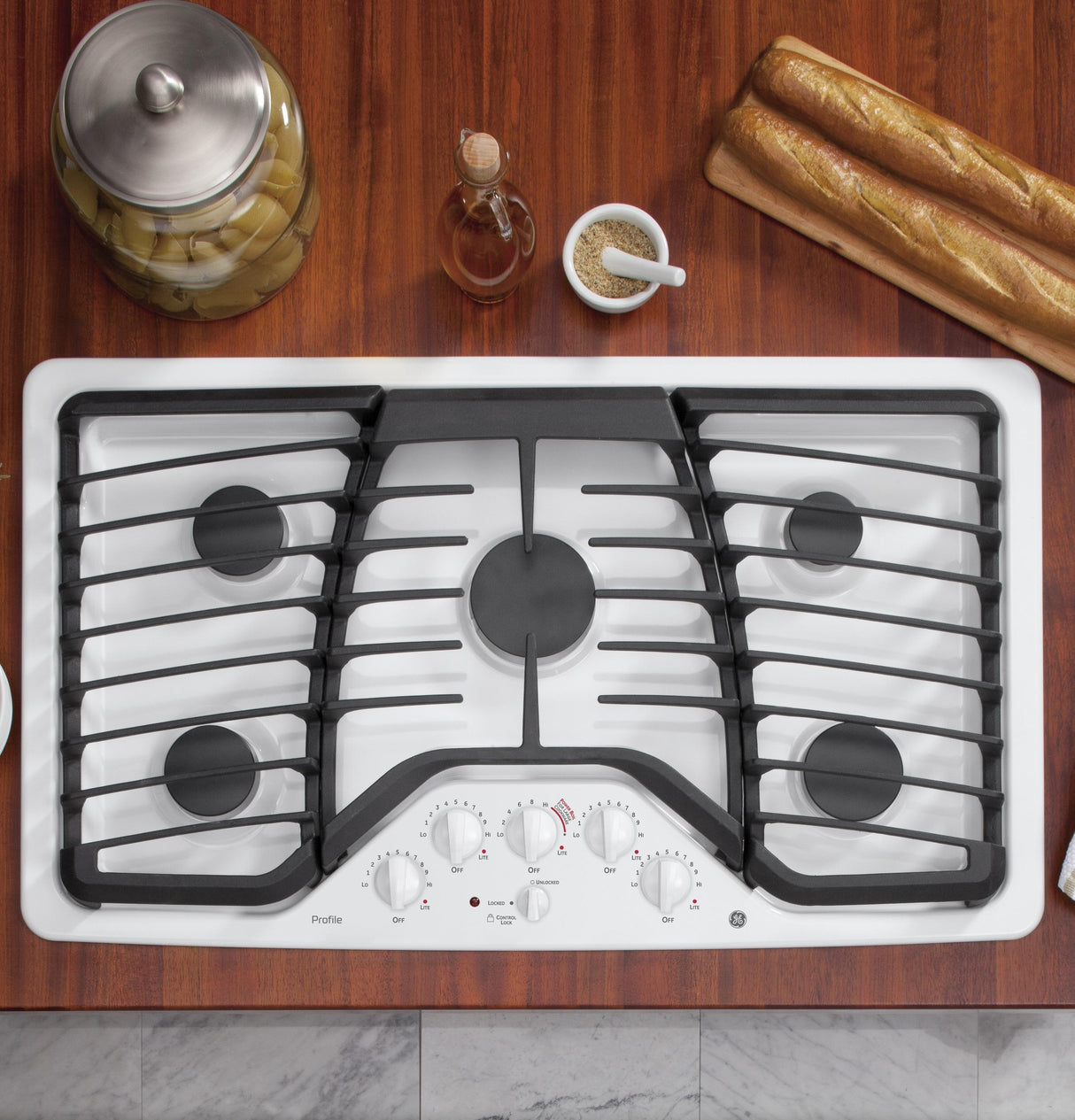 GE Profile™ Series 36" Built-In Gas Cooktop