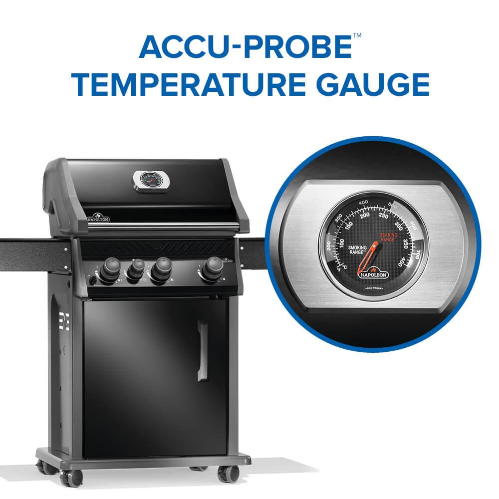 Rogue 425 SB with Range Side Burner , Propane, Black