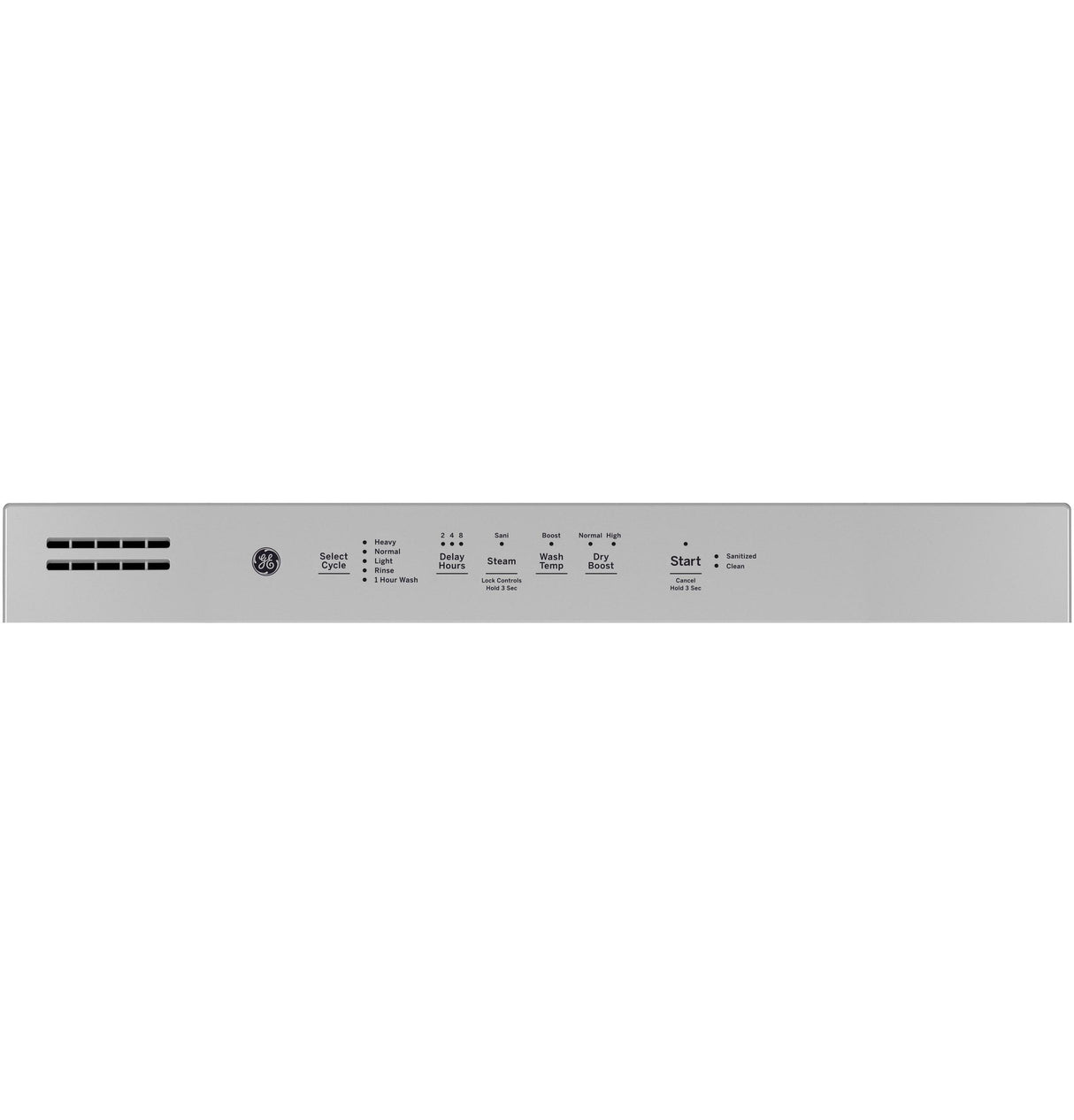 GE® ENERGY STAR® Front Control with Stainless Steel Interior Dishwasher with Sanitize Cycle & Dry Boost