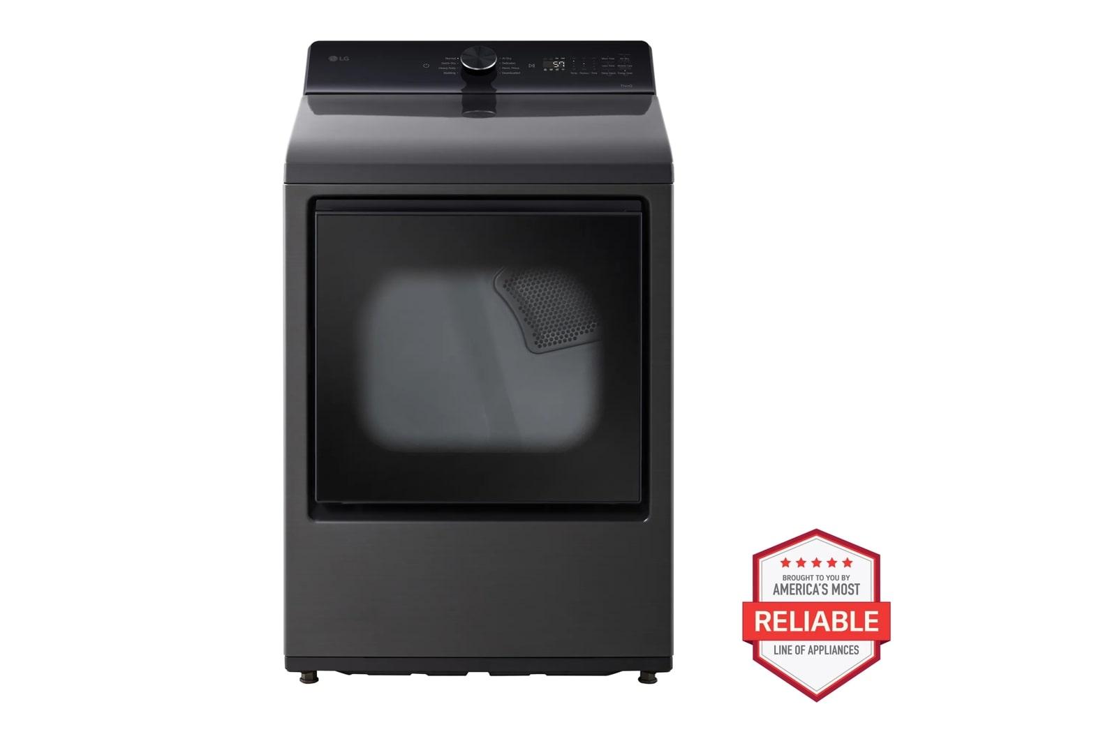 7.3 cu. ft. Ultra Large Capacity Rear Control Electric Dryer with AI Sensing and ThinQ® Smart Features