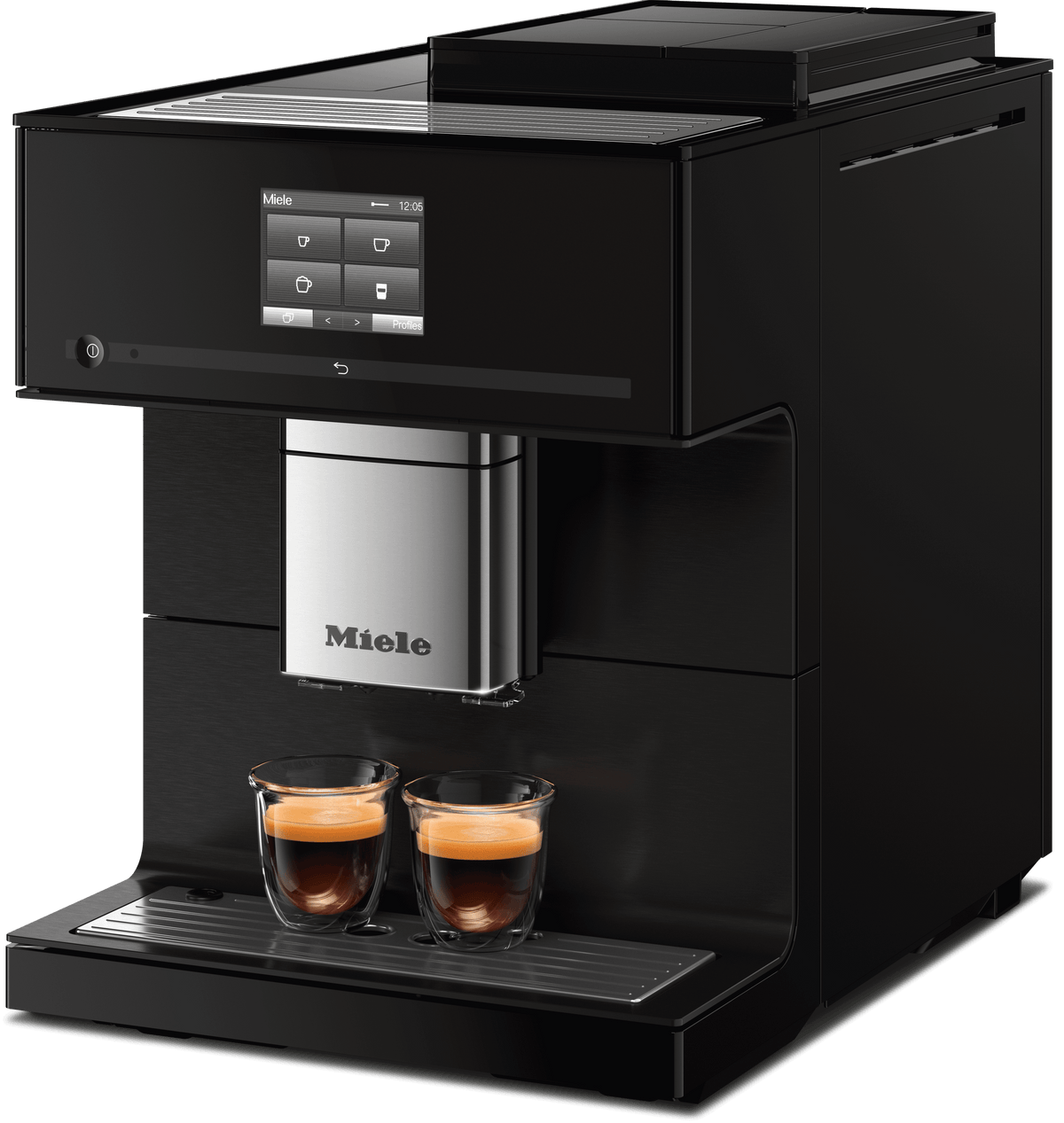 CM 7750 CoffeeSelect Obsidian black - Countertop coffee machine with CoffeeSelect and AutoDescale for maximum flexibility