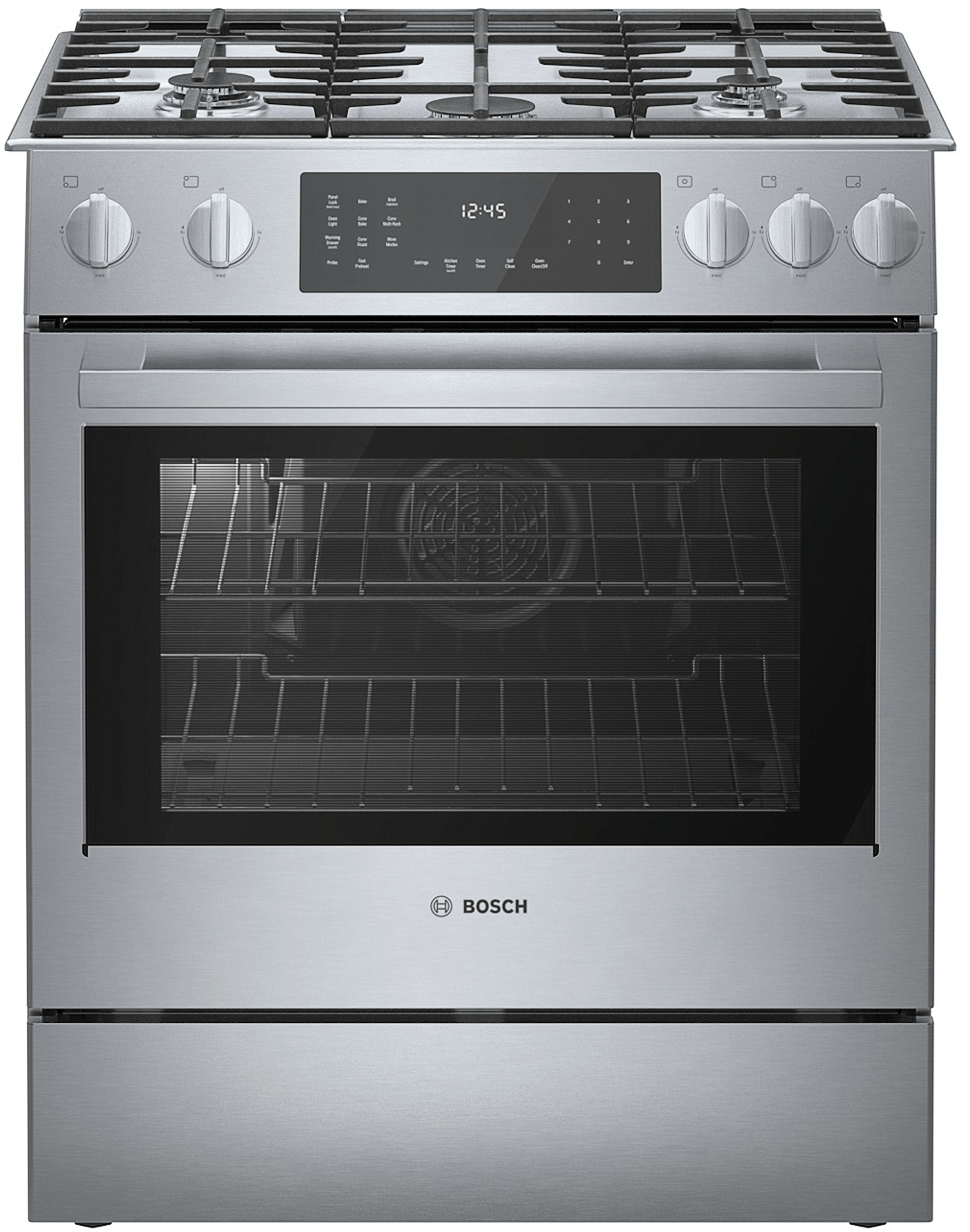 800 Series Dual Fuel Slide-in Range 30" Stainless Steel