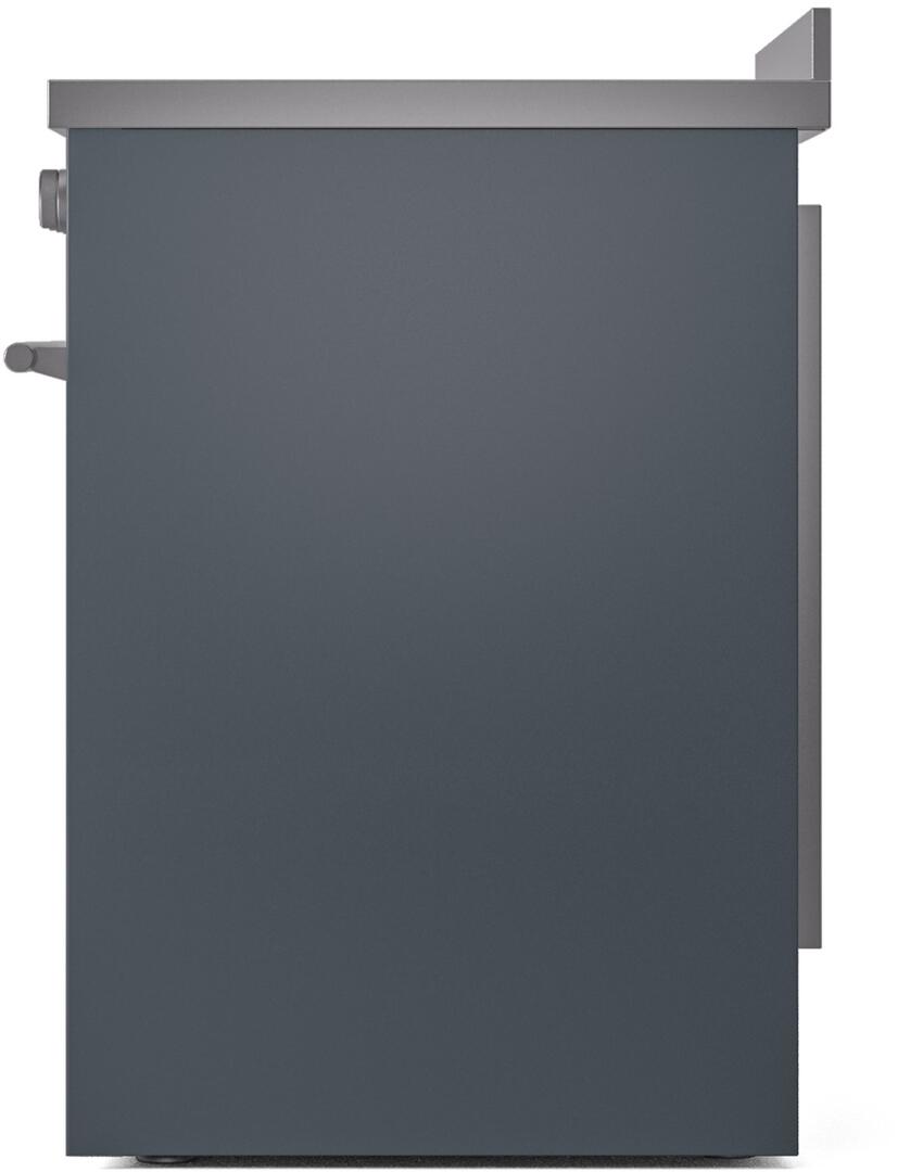 Professional Plus II 30 Inch Electric Freestanding Range in Blue Grey with Trim