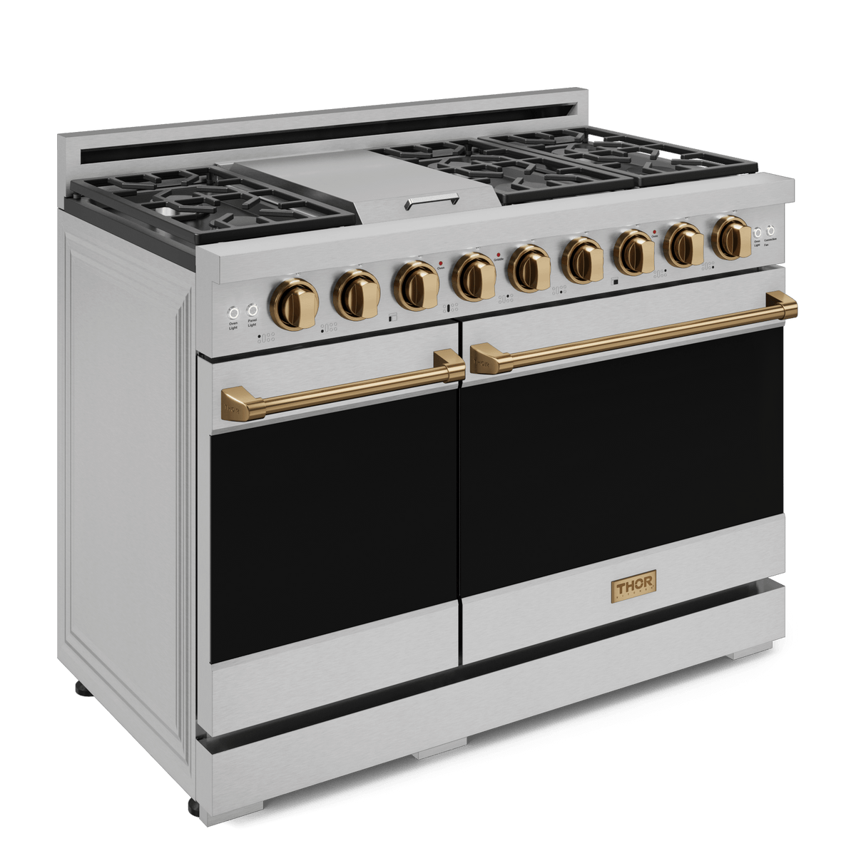 48 Inch Professional Lp Range With Pro-style Knobs In Stainless Steel/bronze Gordon Ramsay Series