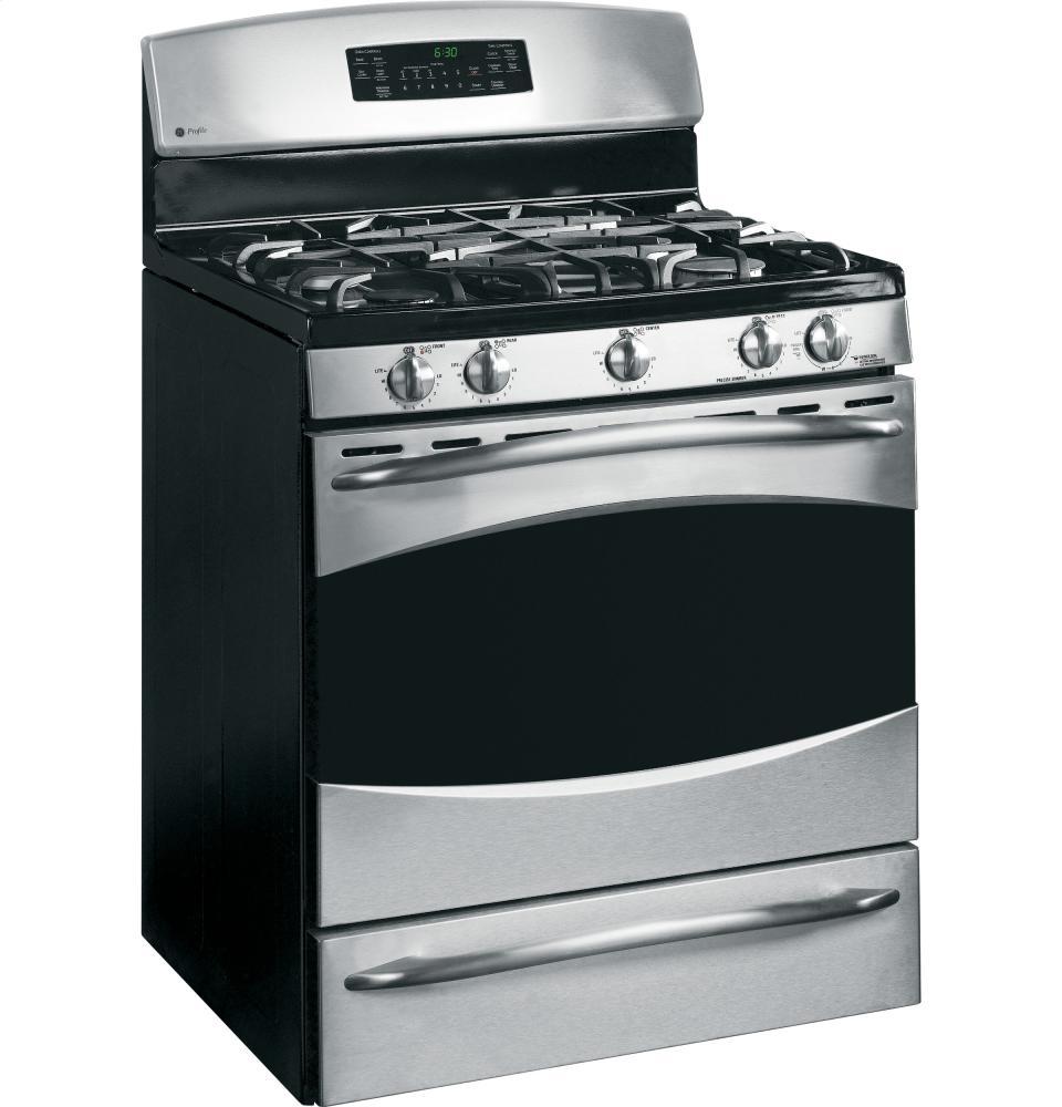 GE Profile 30" Free-Standing Self Clean Gas Range with Warming Drawer
