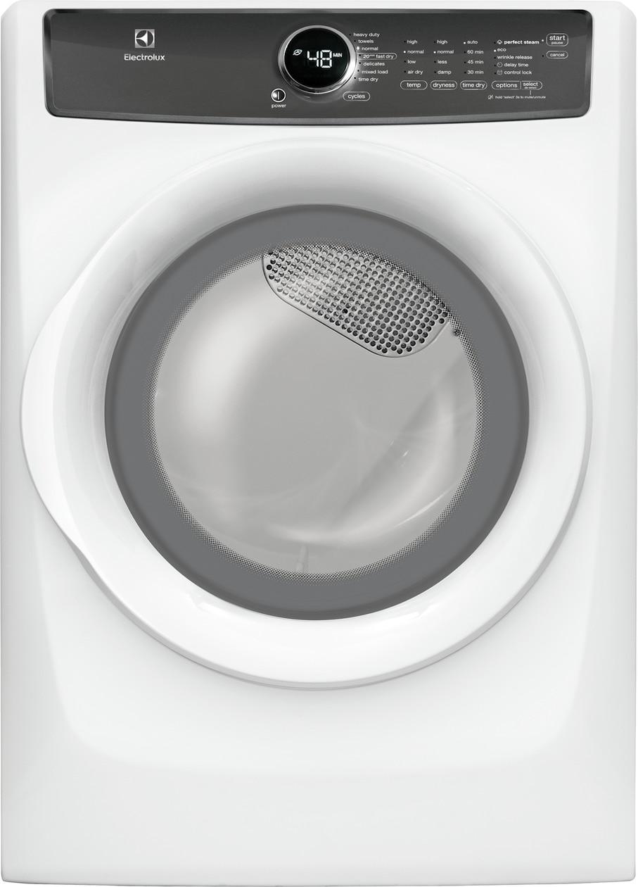 Electrolux Front Load Perfect Steam™ Electric Dryer with 7 cycles - 8.0 Cu. Ft.