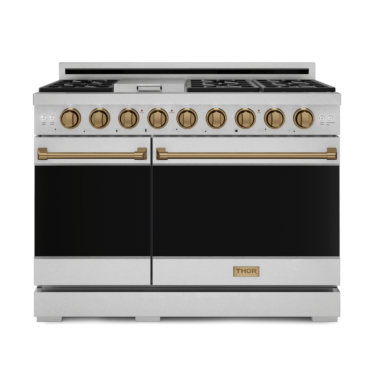 48 Inch Professional Lp Range With Pro-style Knobs In Stainless Steel/bronze Gordon Ramsay Series