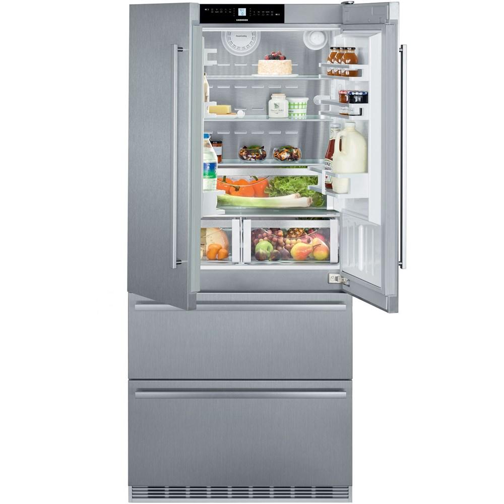 Freestanding French Door Refrigerator/Freezer 36", Ice Maker