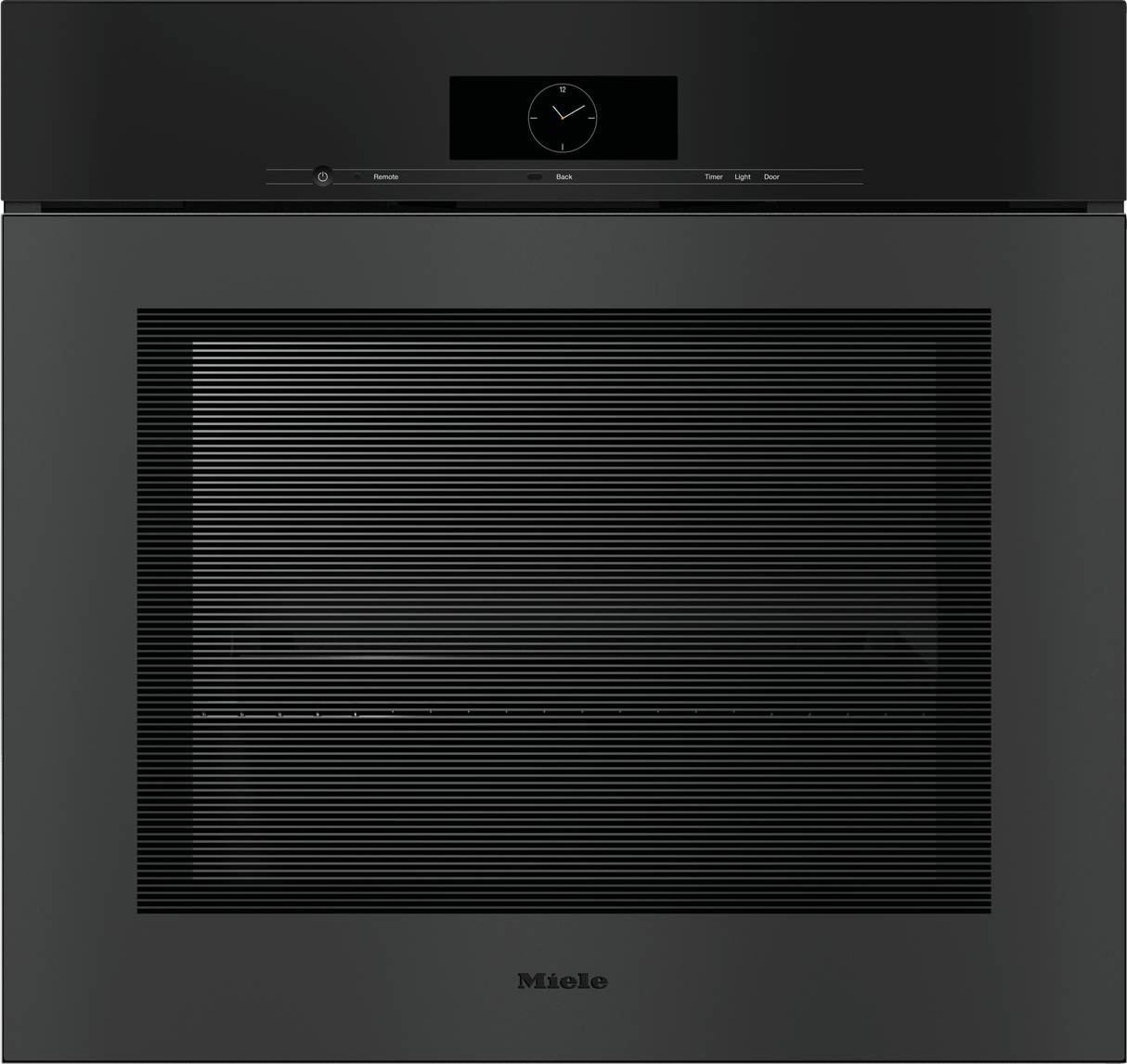 H 7880 BPX Obsidian Black matte - 30" handleless oven in a combinable design with wireless precision probe.