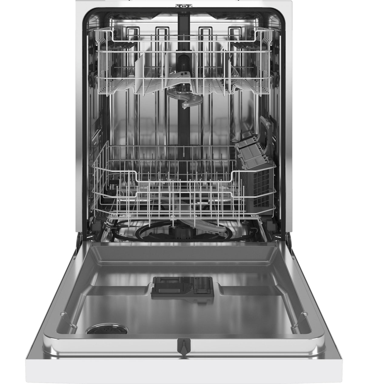 GE® ENERGY STAR® Front Control with Stainless Steel Interior Dishwasher with Sanitize Cycle & Dry Boost
