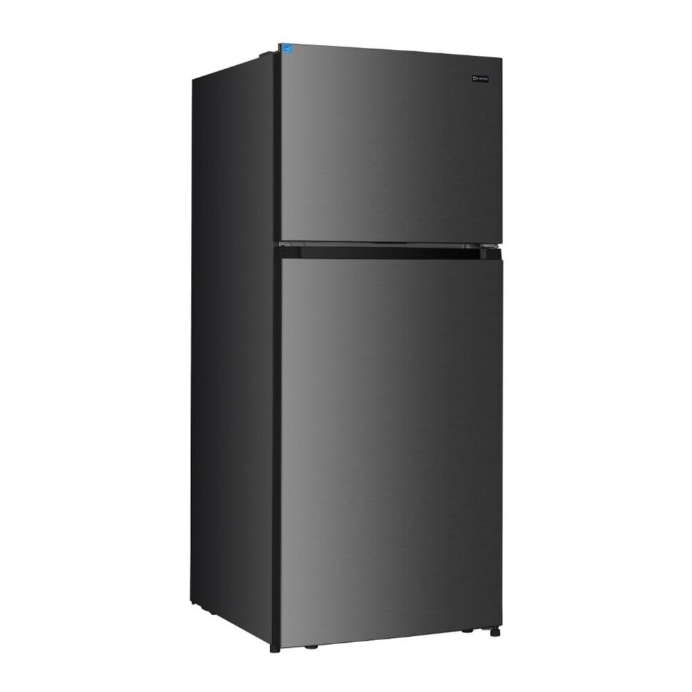 Verona VEFTF2817RSL 28 inch Top Freezer Refrigerator with 17.6 cu. ft. Total Capacity, Reversible Doors, Recessed Handle, Energy Star (Stainless Steel Look)